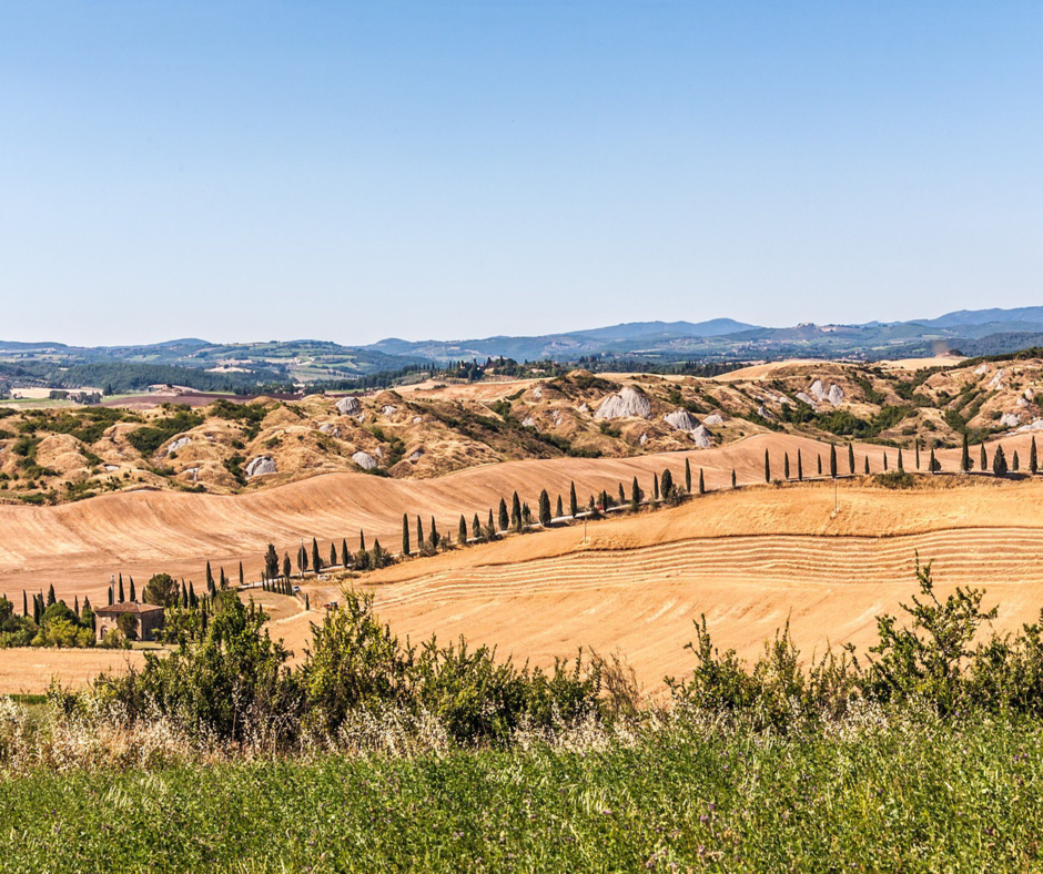 Itinerari e dintorni ITINERARIO “VAL D’ARBIA e CRETE SENESI” - Borghetto Montalcino